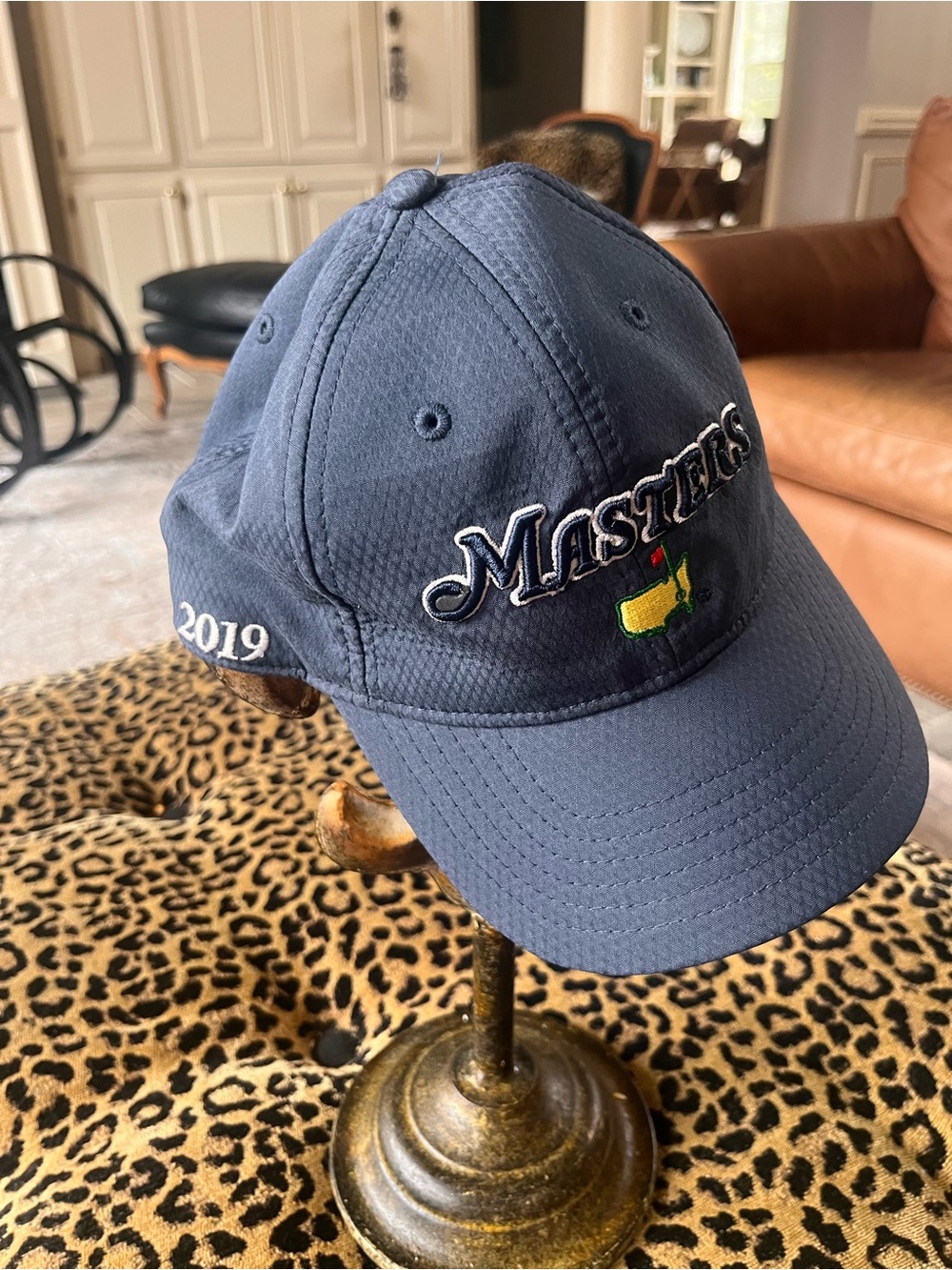 2019 Masters Golf Hat Performance Tech Navy Hat Augusta National Cap UPF 30+